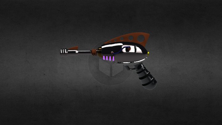 Alien Blaster 3D Model