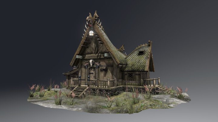 Viking house 3D Model