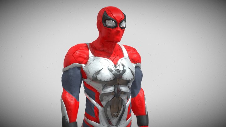 Spider-Man (v2 by Calvin Ip) 3D Model