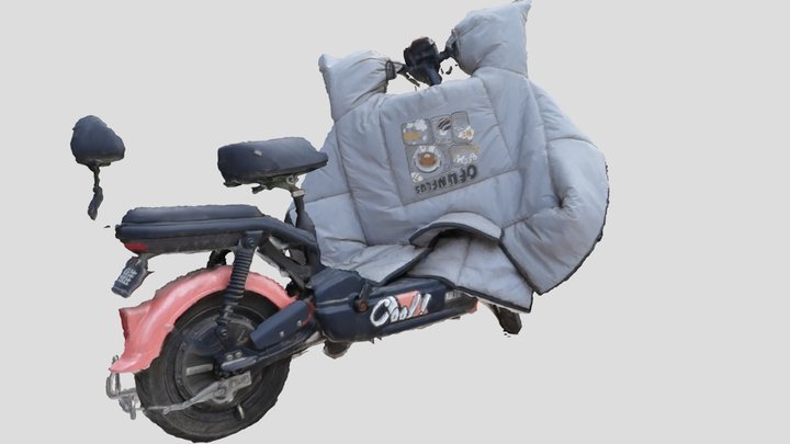 Light motorcycle 3D Model