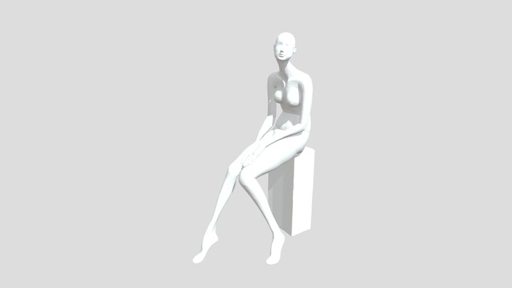 Serene Mannequin 3D Model