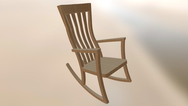 Rocking chair sketch 3D Model
