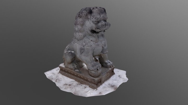 Chinese Lion 3D Model