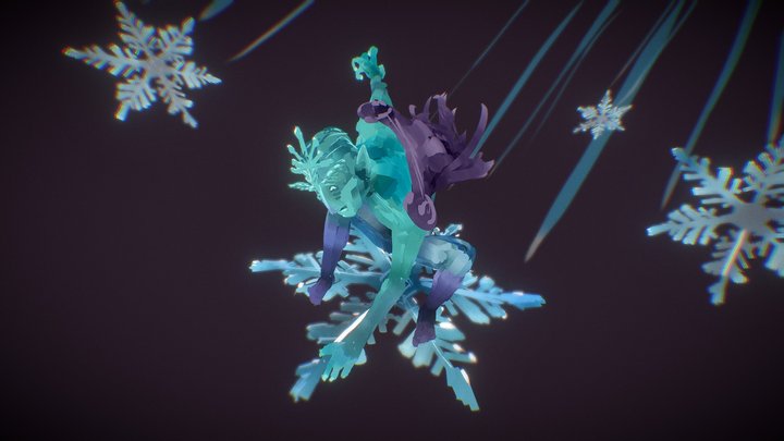 "First snowflake" - Q004 3D Model