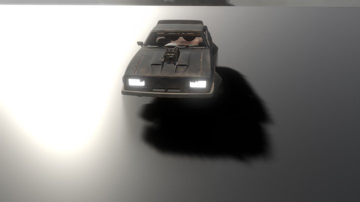 HOVER DEMO CAR 3D Model