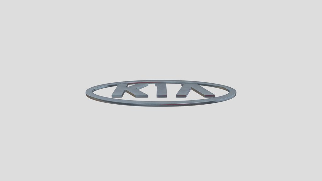 Kia Logo 3d Model
