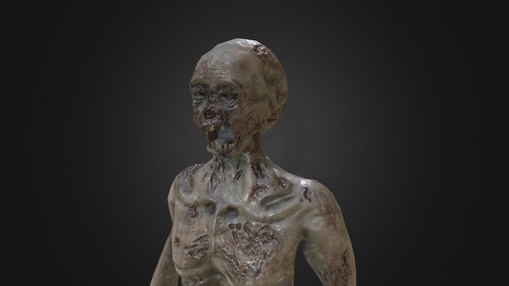 Pre-Lampray Zombie 3D Model