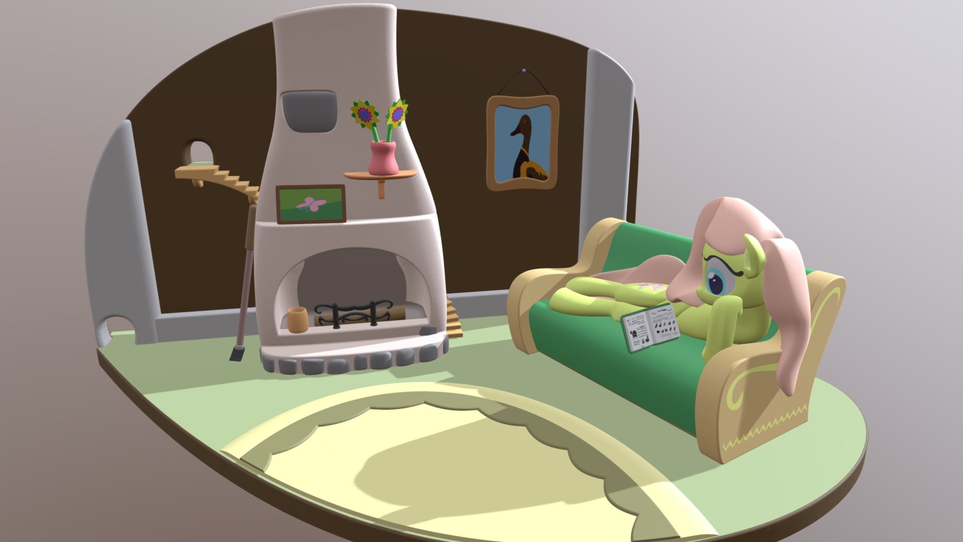 Fluttershy (Fireplace)