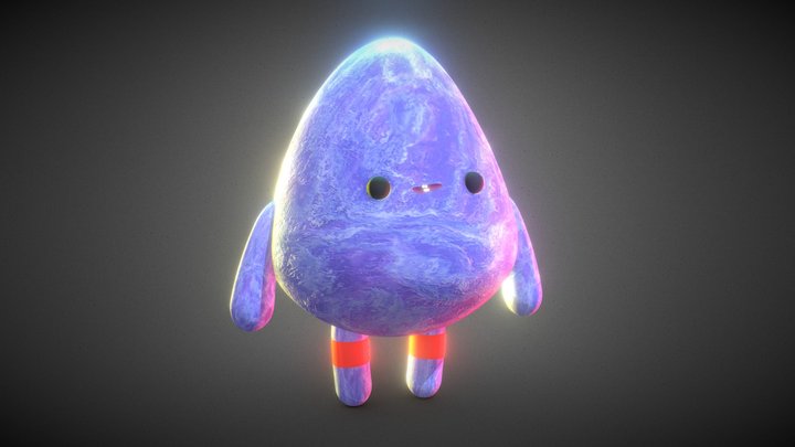 Cartoon hero or character 3D Model