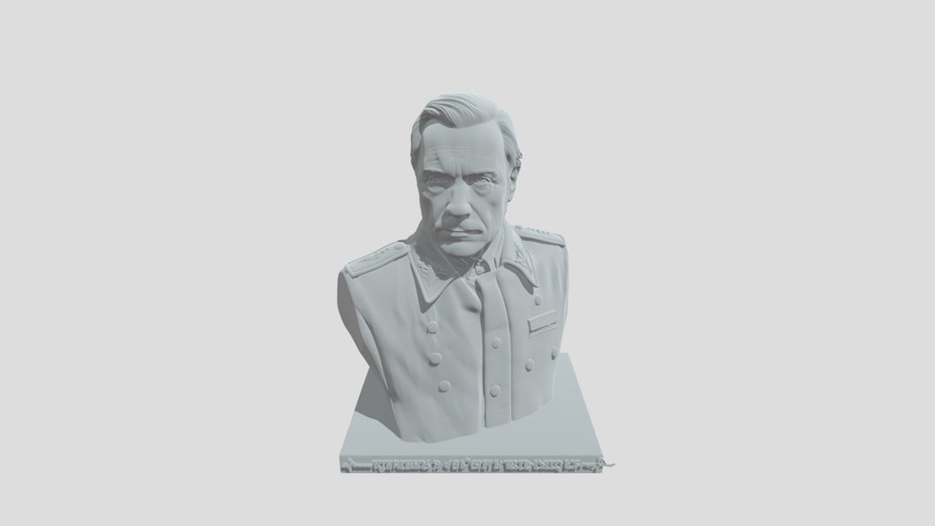 Portrait of a Veteran in a Military Uniform