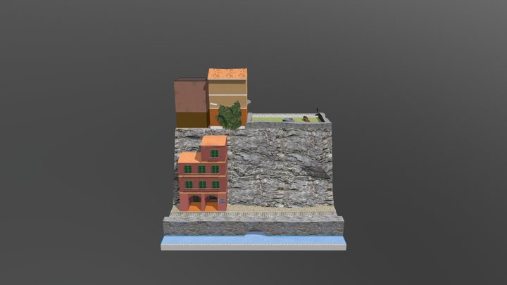 1DAE Luckas Vermeir City Scene Final Version 3D Model