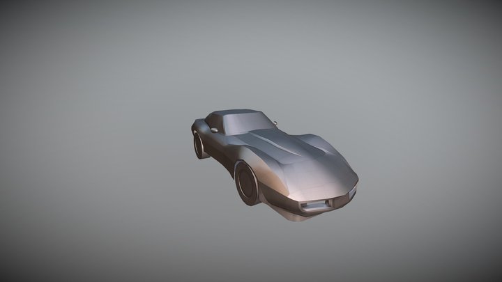 Chevrolet c3 1982 coupe 3D Model