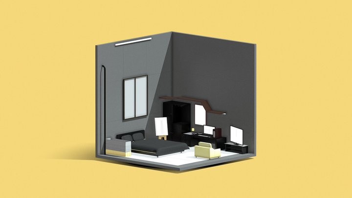 Mini room 3D Model