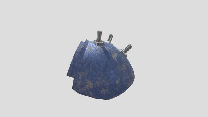 Cloud's Shoulder Plate 3D Model