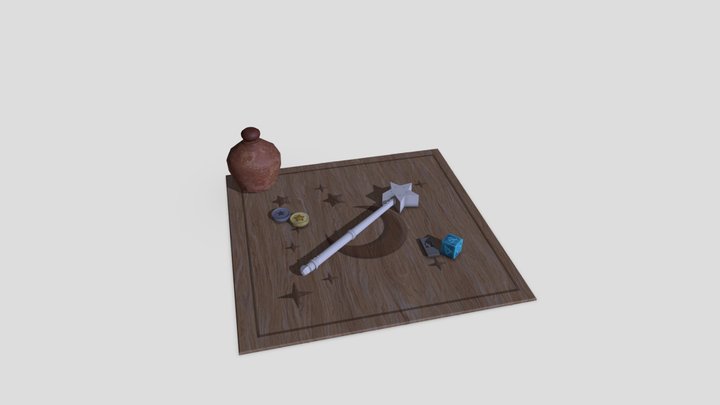 Alchemy Trainee Table 3D Model