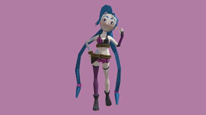 Jinx_lowpoly 3D Model