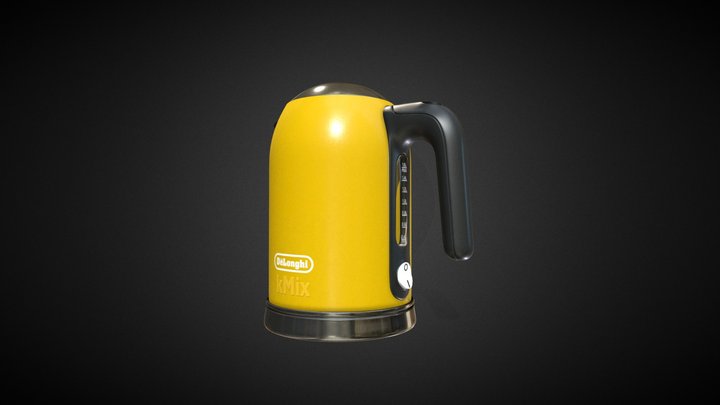 360 view of Delonghi Electric Kettle 3D model - 3DModels store