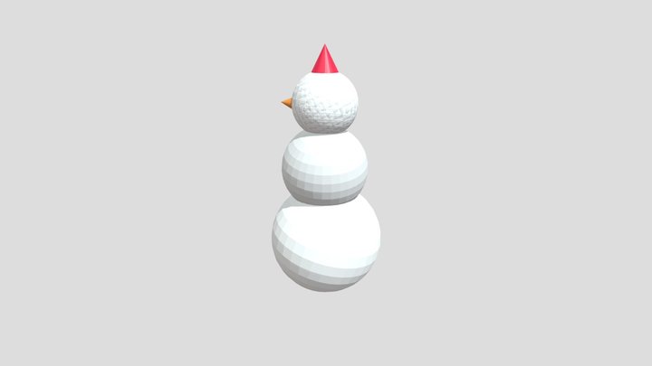 snowman 3D Model