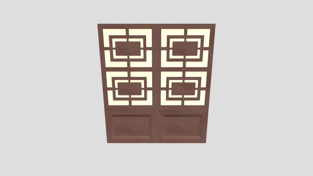 Two wings door
