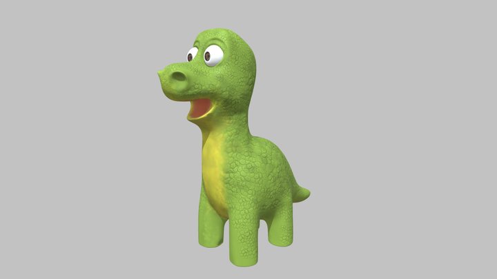Little Dino 3D Model