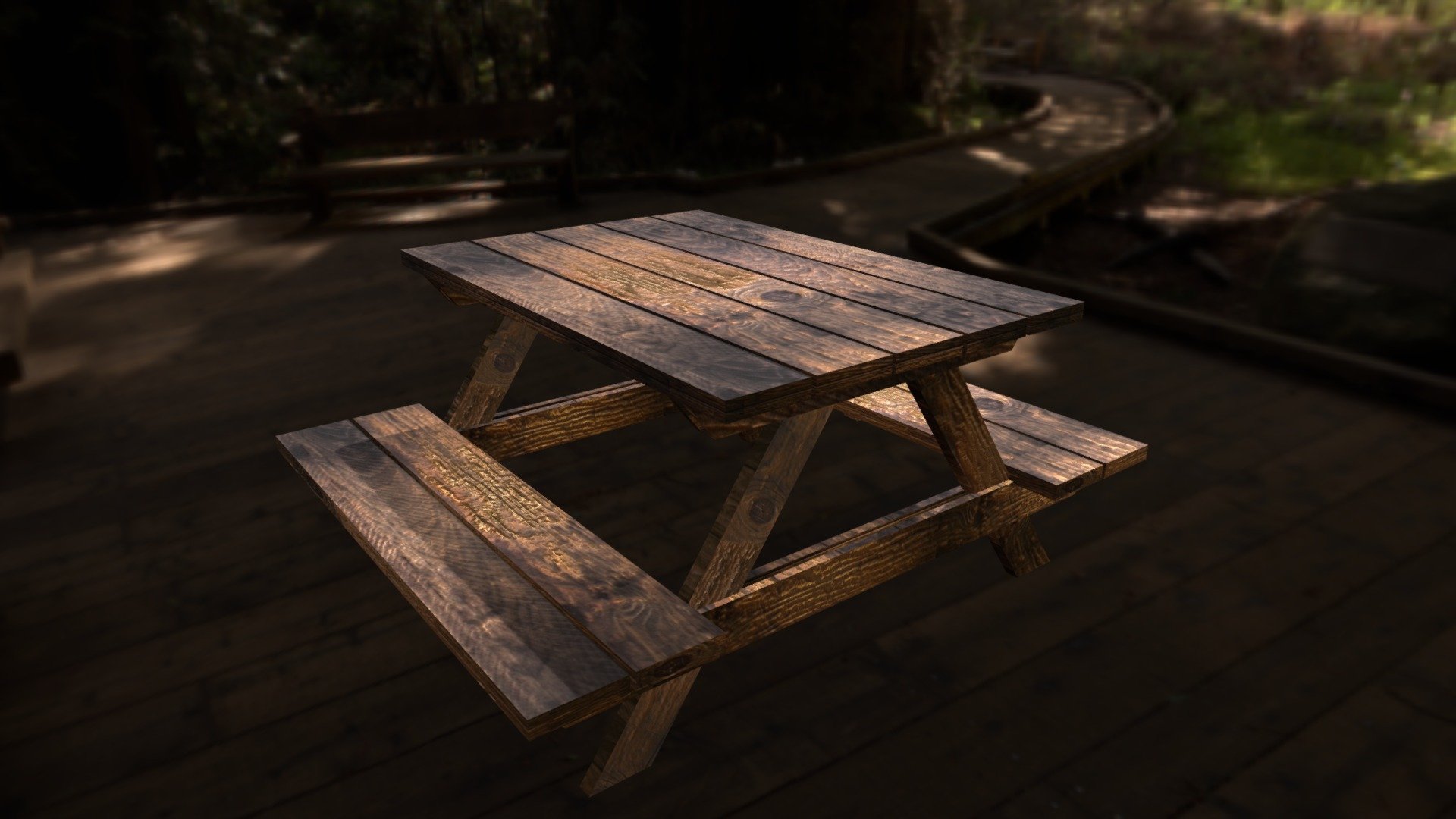 French Picnic Bench
