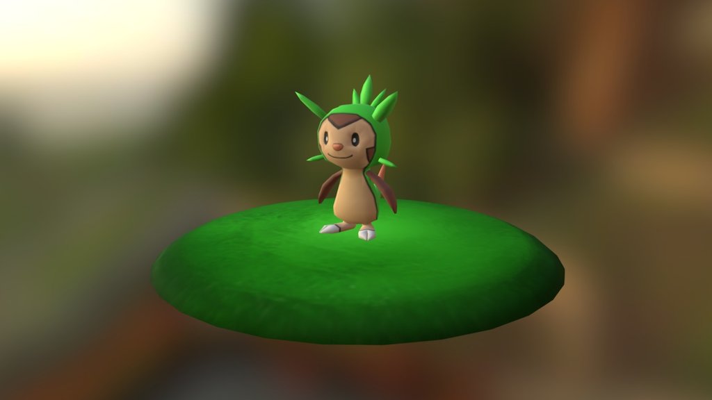 Pixelmon Model - Chespin(idle) - 3D model by Xander (@elxanderomg) [6857026]