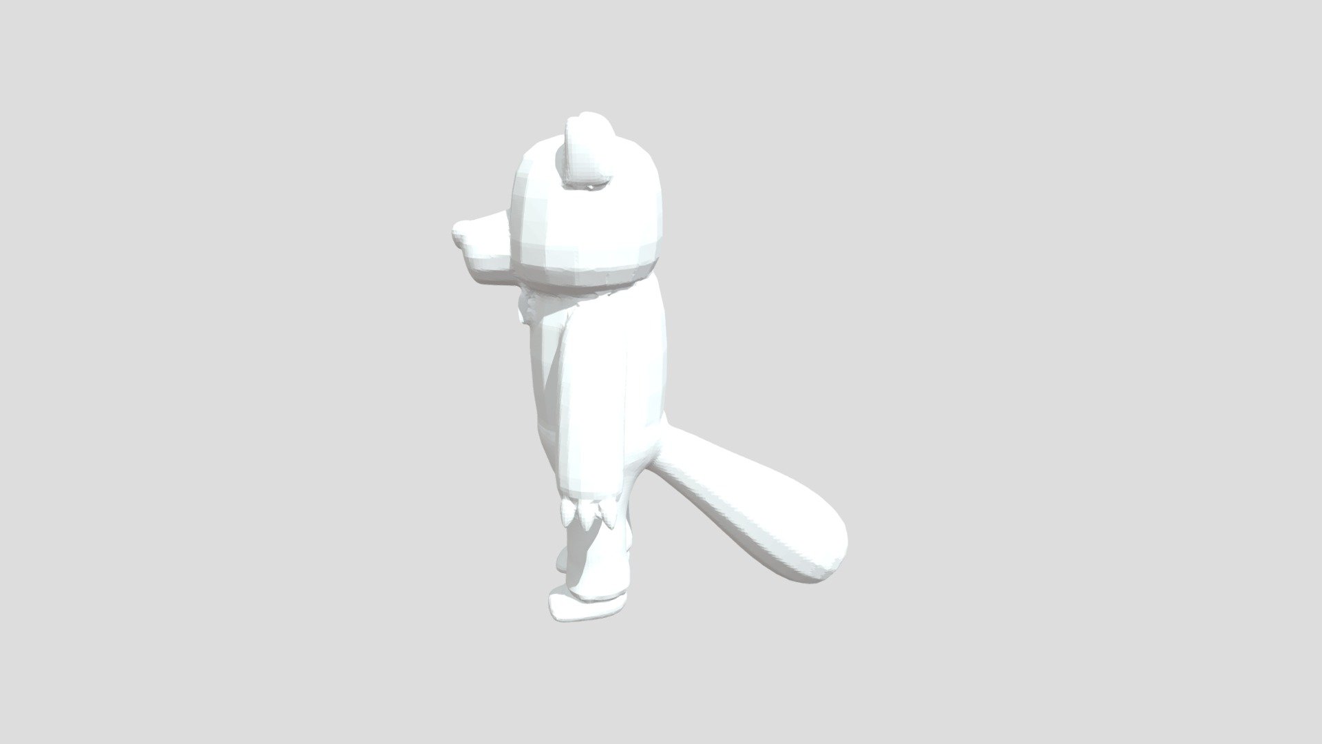 Raccoon Character Sculping Export Pt5 Maybe Test