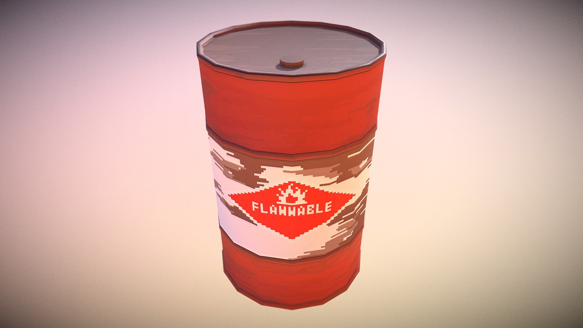 Oil drum2(Explosive) - 3D model by magrov (@magrov_lowpoly) [6857e4b ...