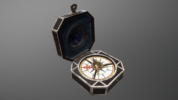 Pirates of the Caribbean- Jack Sparrow's compass 3D Model
