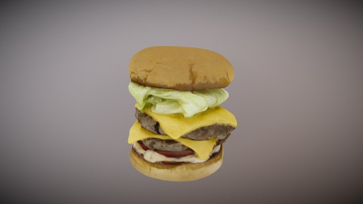 Pie n Burger 3D Model