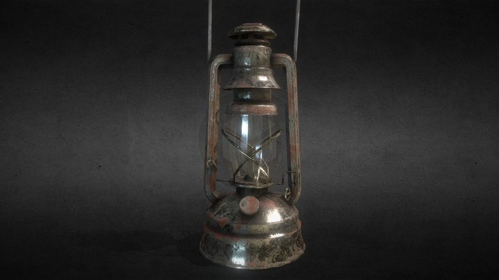 Old Lantern 3D Model