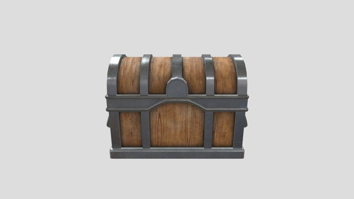 Treasure Chest 3D Model