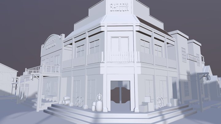 Wild West - Marcelo's Ranch, Maia Town 3D Model