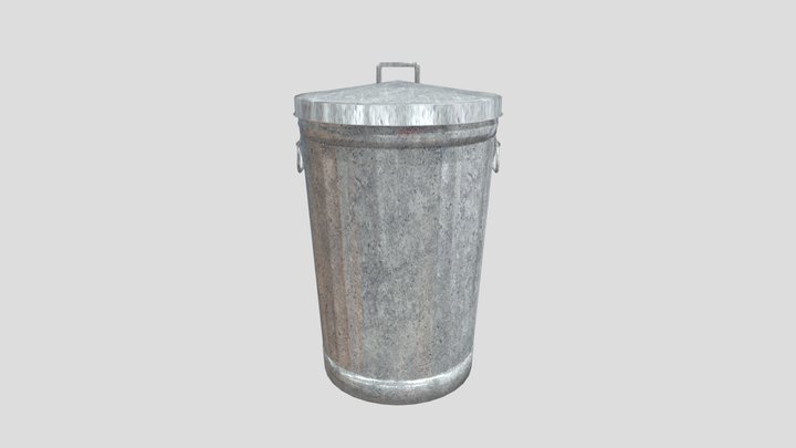 Trash Can 3D Model