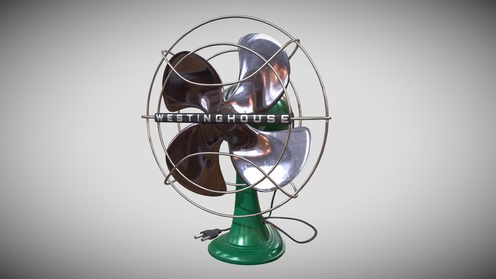 Vintage Westinghouse Fan 3D Model