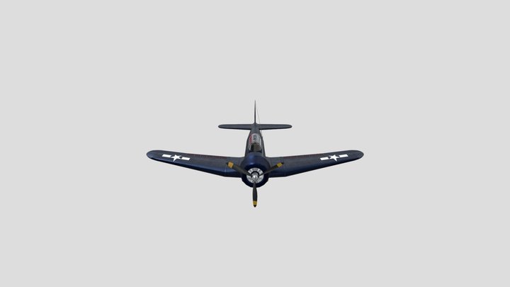 Douglas SBD-3 3D Model
