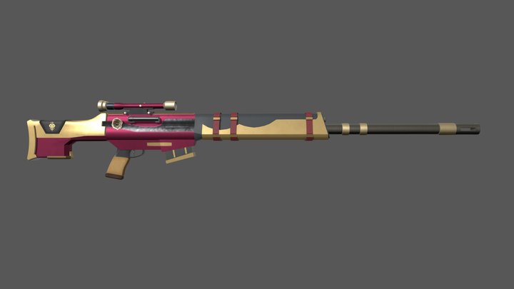 PSG-1-와인레드·어드마이어- 3D Model