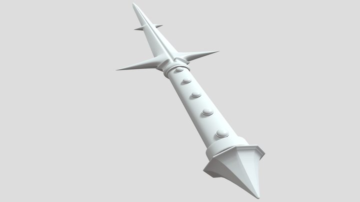 Corrupted Bastard Sword 3D Model