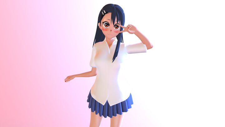 Hayase Nagatoro from Ijiranaide, Nagatoro-san 3D Model