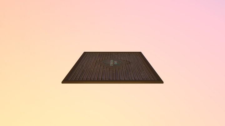 Stylized Bar floor 3D Model