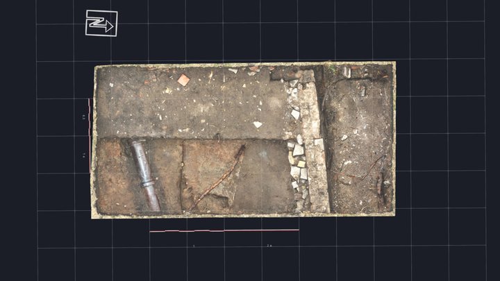 Gainsborough Old Hall, Trench 3, 27/06/2025 3D Model