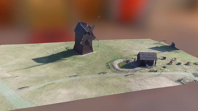Wiatrak 3D Model