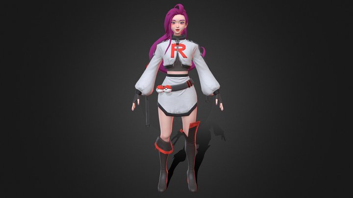 Jessie from Team Rocket (CA2) 3D Model