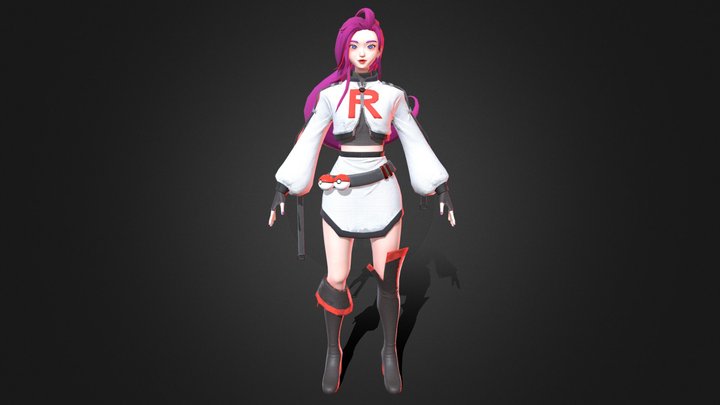 Jessie from Team Rocket (CA2) 3D Model