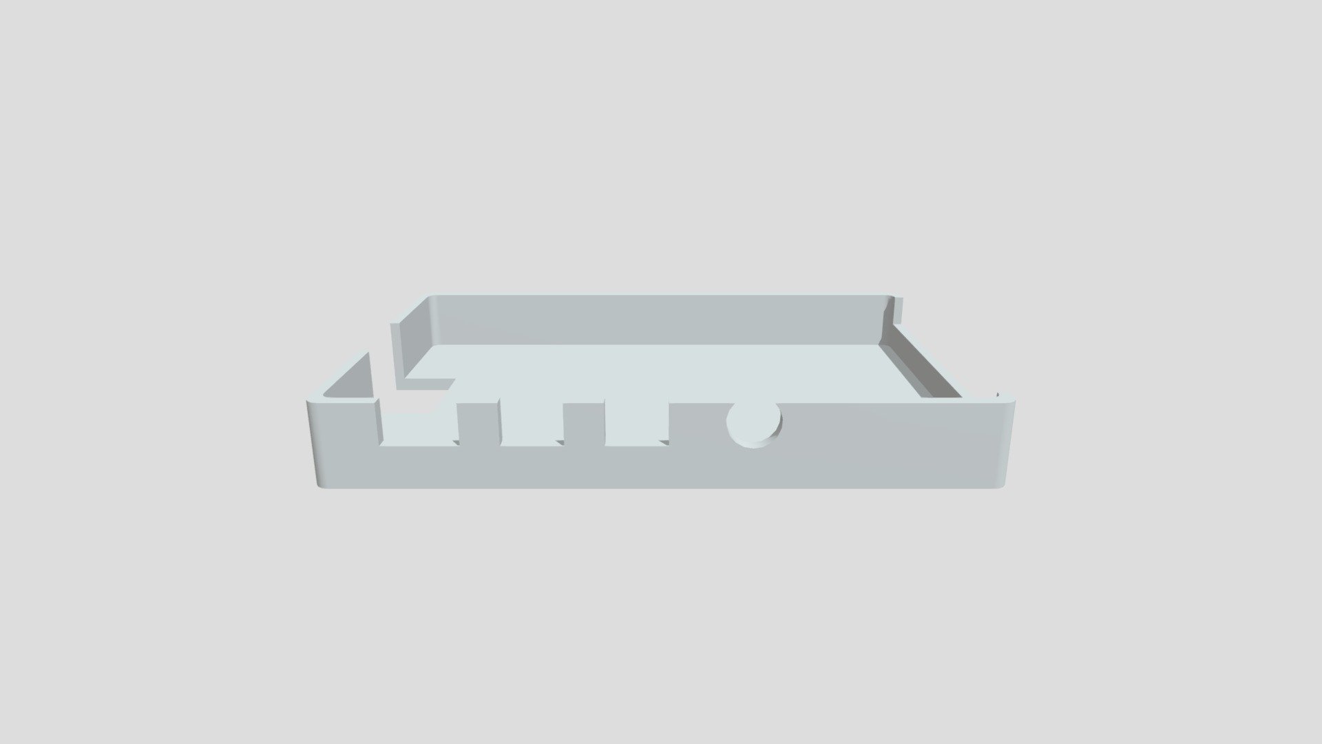 Pi 4 Case - Back Panel