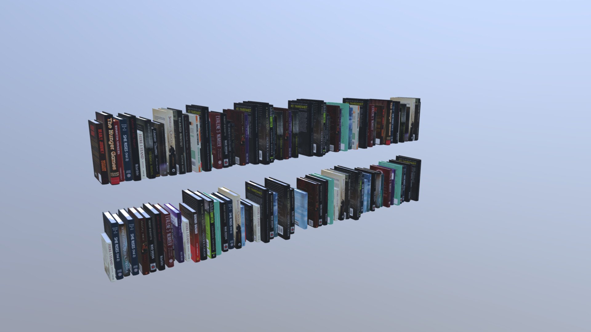 Low poly books - 3D model by gonmtl [6861be8] - Sketchfab