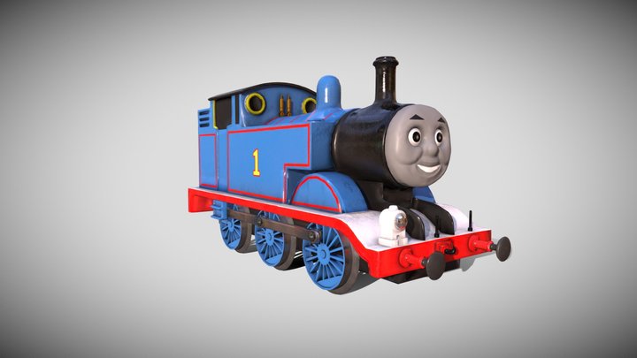Thomas The Tank Engine 3D Model