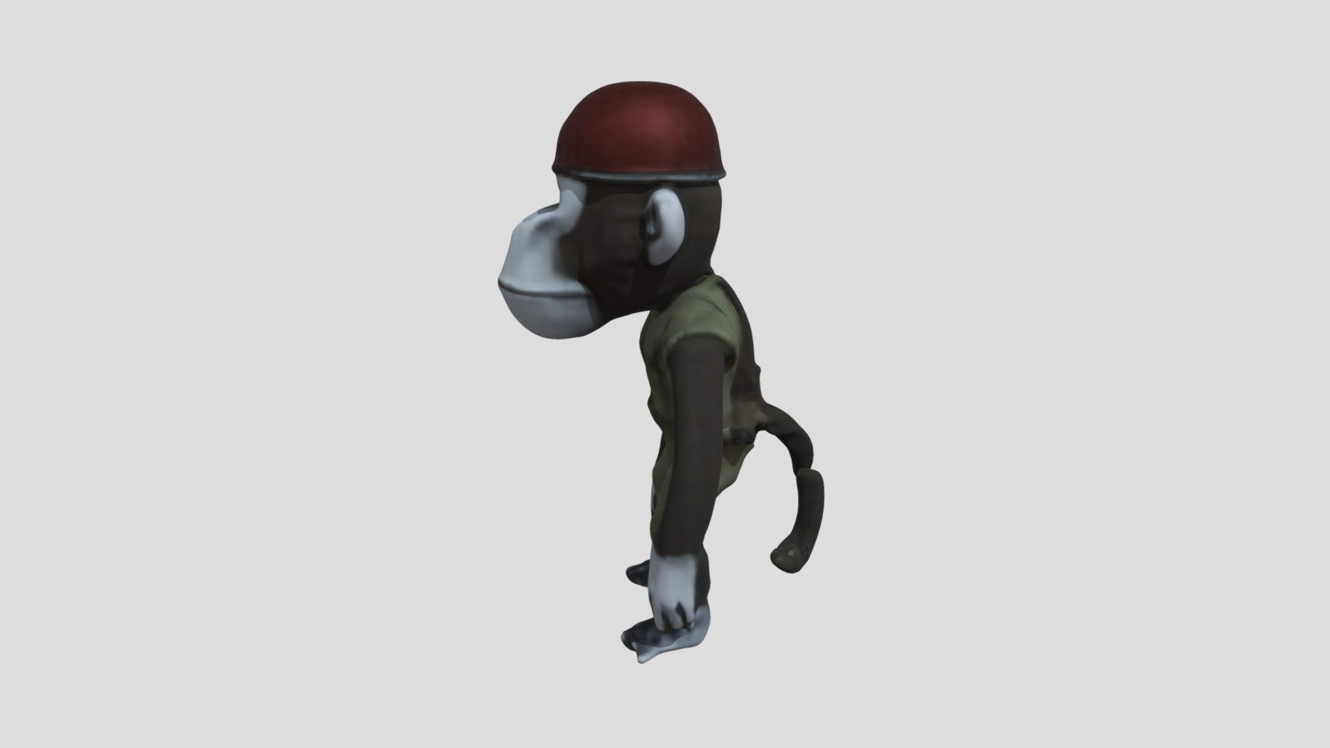 Monke Solider 3d Model By Ksangeth30 [686317c] Sketchfab