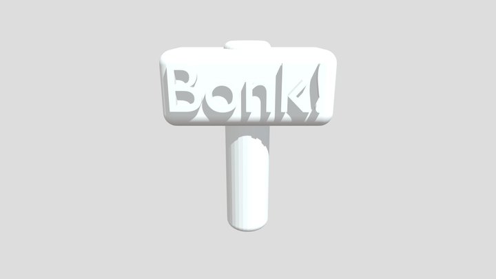 Bonk hammer for your fangame 3D Model