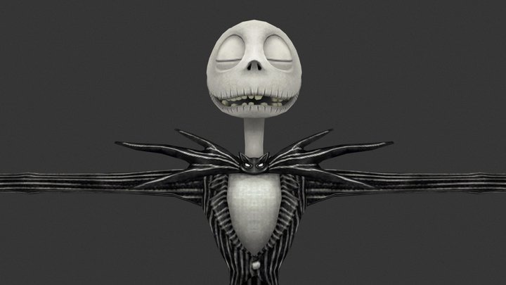 Jack Skellington 3D Model